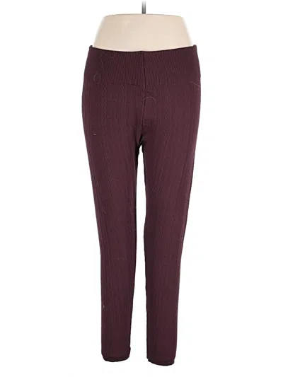 Pre-owned Maurices Active Pants In Burgundy