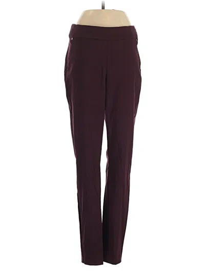 Pre-owned Maurices Active Pants In Burgundy