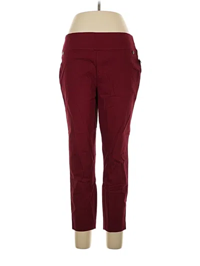 Pre-owned Maurices Active Pants In Burgundy