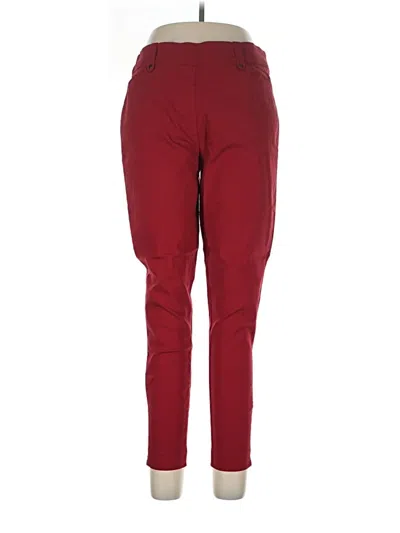 Pre-owned Maurices Active Pants In Burgundy