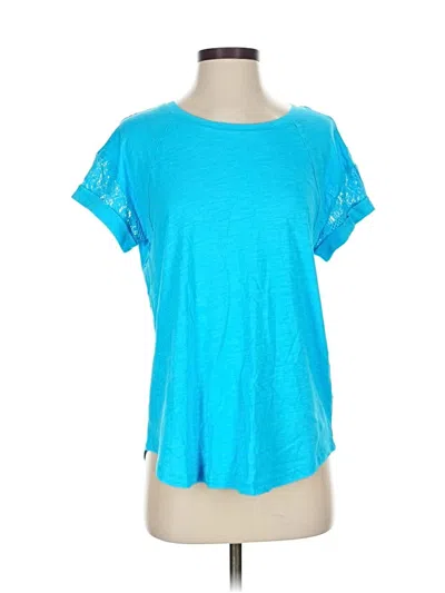 Pre-owned Maurices Active T-shirt In Blue