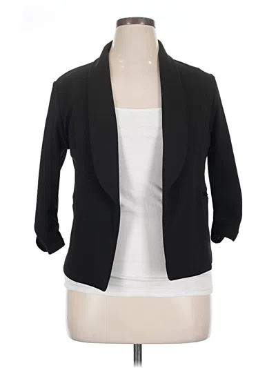 Pre-owned Maurices Blazer Jacket In Black