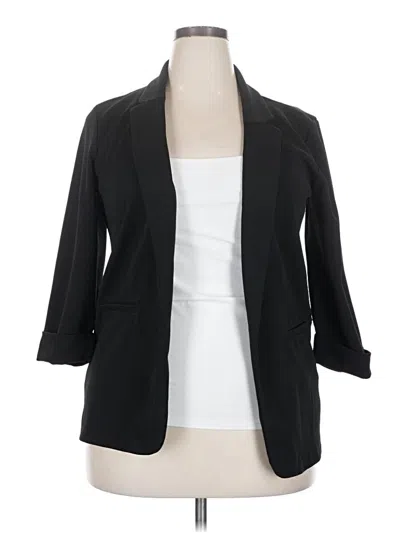 Pre-owned Maurices Blazer Jacket In Black