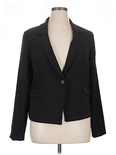 Pre-owned Maurices Blazer Jacket In Black