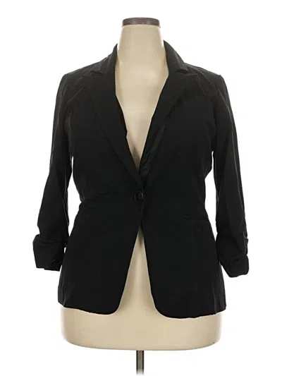 Pre-owned Maurices Blazer Jacket In Black