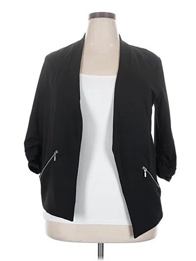 Pre-owned Maurices Blazer Jacket In Black