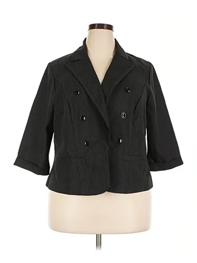 Pre-owned Maurices Blazer Jacket In Black