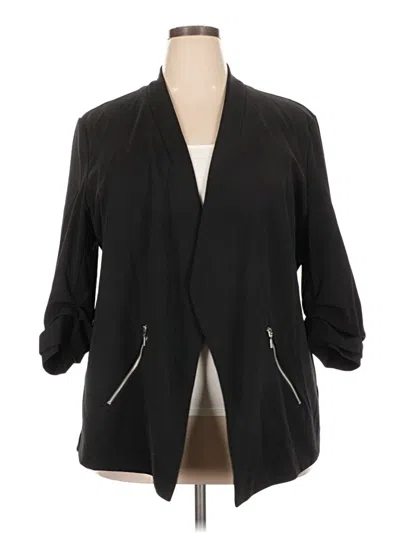 Pre-owned Maurices Blazer Jacket In Black