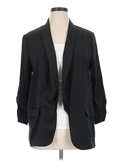 Pre-owned Maurices Blazer Jacket In Black