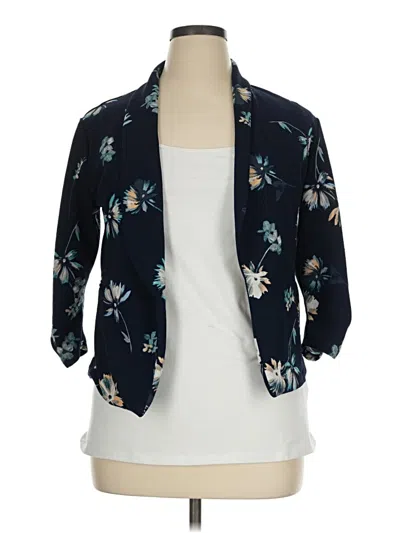 Pre-owned Maurices Blazer Jacket In Blue