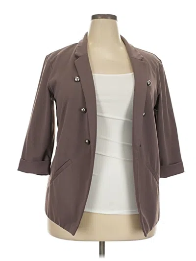 Pre-owned Maurices Blazer Jacket In Brown