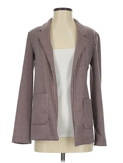 Pre-owned Maurices Blazer Jacket In Burgundy