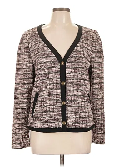 Pre-owned Maurices Blazer Jacket In Burgundy