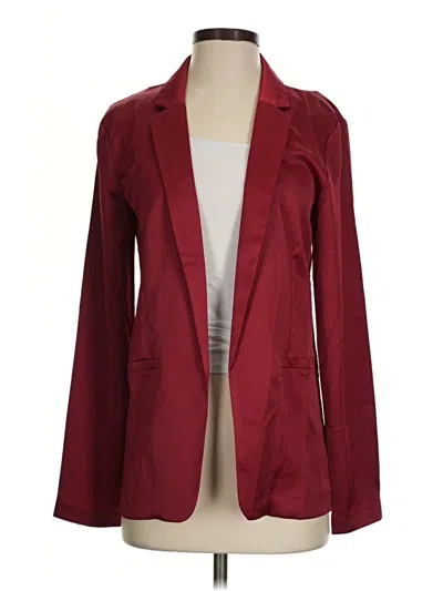 Pre-owned Maurices Blazer Jacket In Burgundy