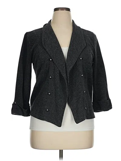 Pre-owned Maurices Blazer Jacket In Gray