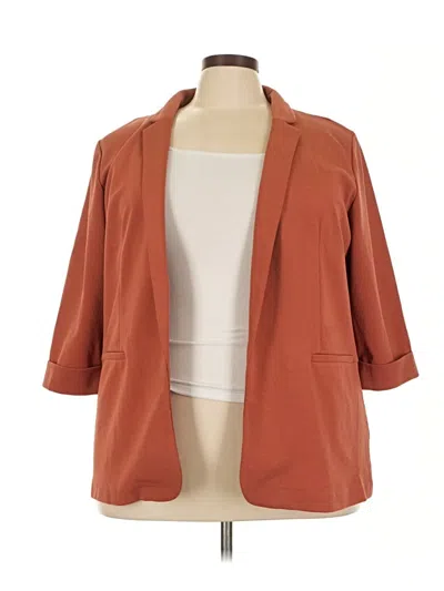Pre-owned Maurices Blazer Jacket In Orange