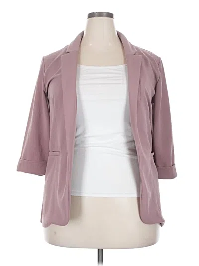 Pre-owned Maurices Blazer Jacket In Pink