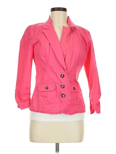 Pre-owned Maurices Blazer Jacket In Pink