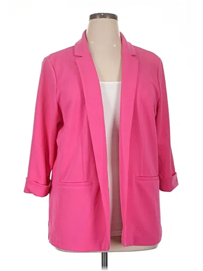Pre-owned Maurices Blazer Jacket In Pink
