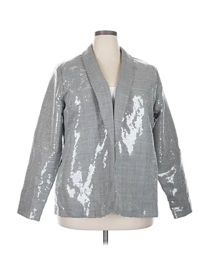 Pre-owned Maurices Blazer Jacket In Silver
