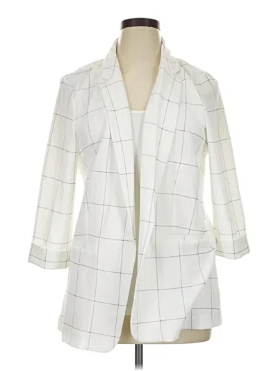 Pre-owned Maurices Blazer Jacket In White