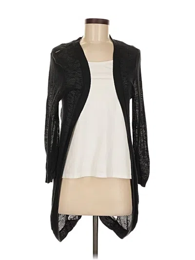 Pre-owned Maurices Cardigan Sweater In Black