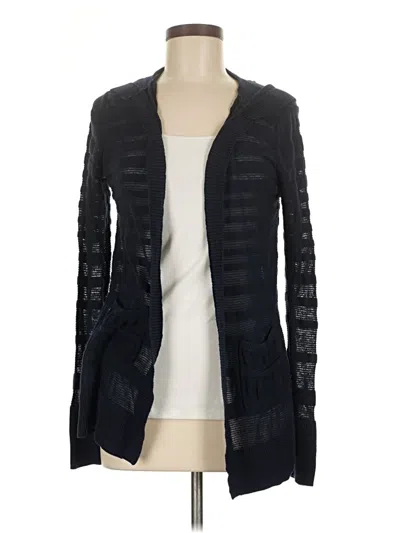 Pre-owned Maurices Cardigan Sweater In Black