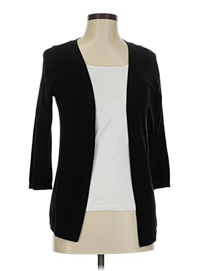 Pre-owned Maurices Cardigan Sweater In Black