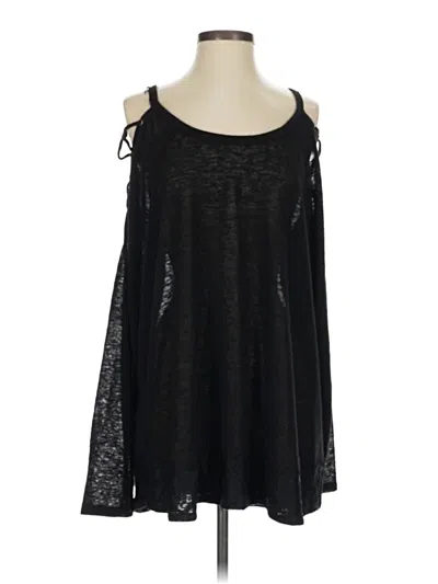 Pre-owned Maurices Cardigan Sweater In Black