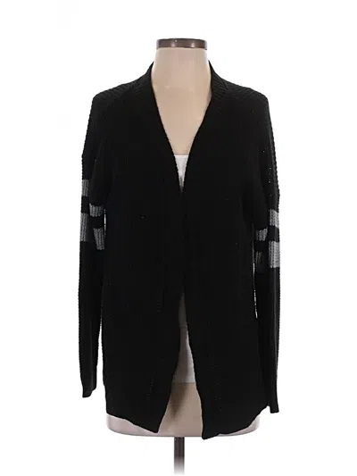 Pre-owned Maurices Cardigan Sweater In Black