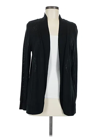 Pre-owned Maurices Cardigan Sweater In Black