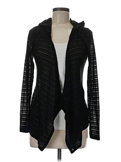 Pre-owned Maurices Cardigan Sweater In Black