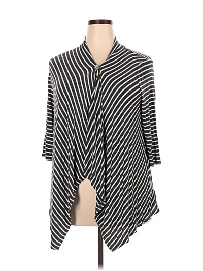 Pre-owned Maurices Cardigan Sweater In Black