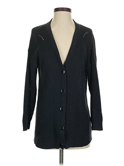 Pre-owned Maurices Cardigan Sweater In Black