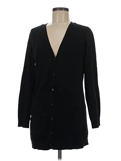 Pre-owned Maurices Cardigan Sweater In Black