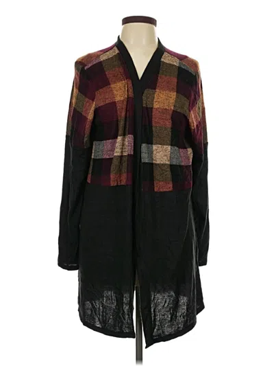 Pre-owned Maurices Cardigan Sweater In Black
