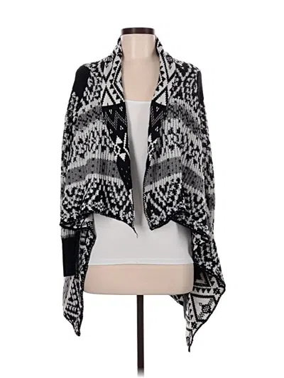 Pre-owned Maurices Cardigan Sweater In Black