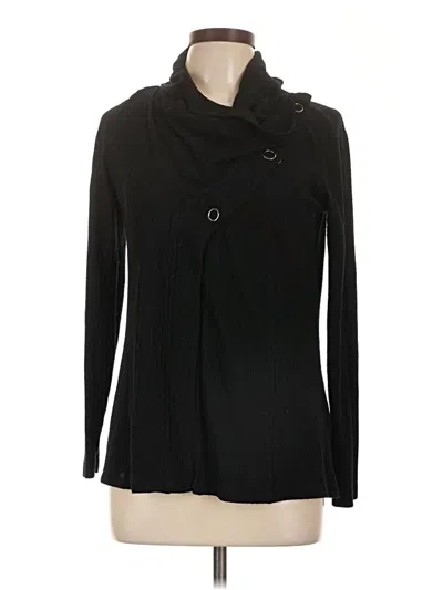 Pre-owned Maurices Cardigan Sweater In Black