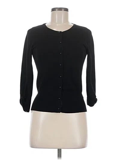 Pre-owned Maurices Cardigan Sweater In Black