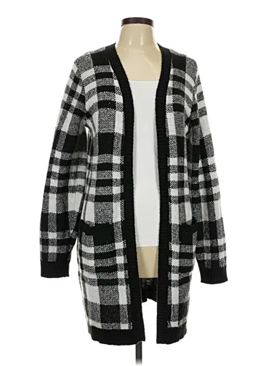 Pre-owned Maurices Cardigan Sweater In Black