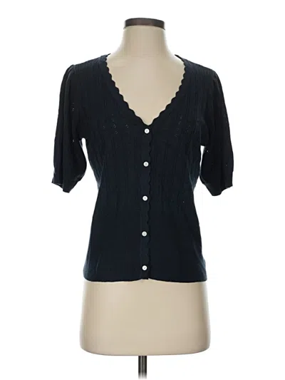 Pre-owned Maurices Cardigan Sweater In Black