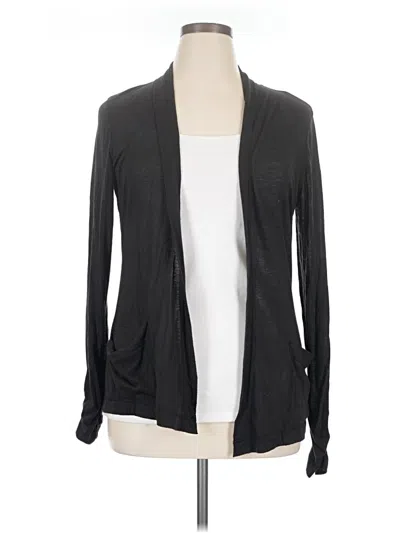 Pre-owned Maurices Cardigan Sweater In Black