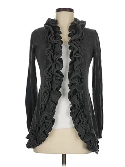Pre-owned Maurices Cardigan Sweater In Black