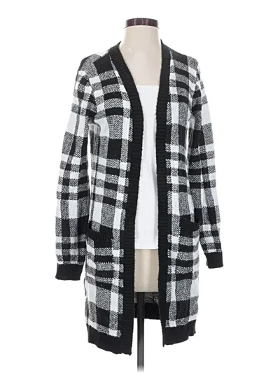 Pre-owned Maurices Cardigan Sweater In Black