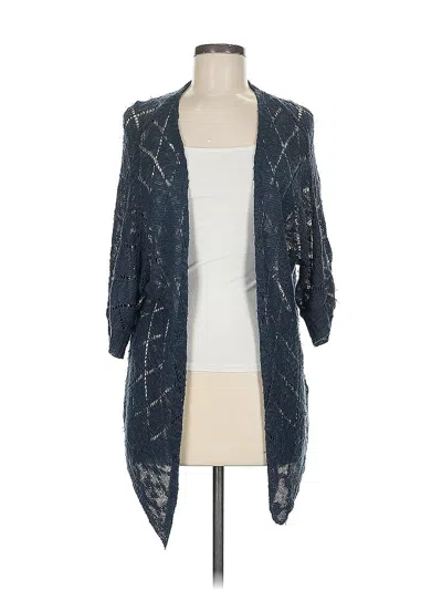 Pre-owned Maurices Cardigan Sweater In Blue