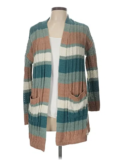 Pre-owned Maurices Cardigan Sweater In Blue