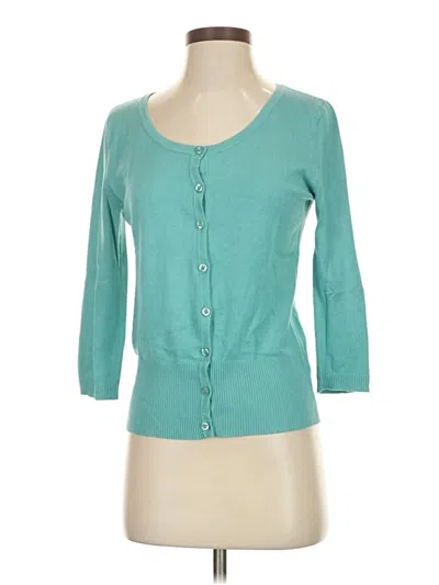 Pre-owned Maurices Cardigan Sweater In Blue