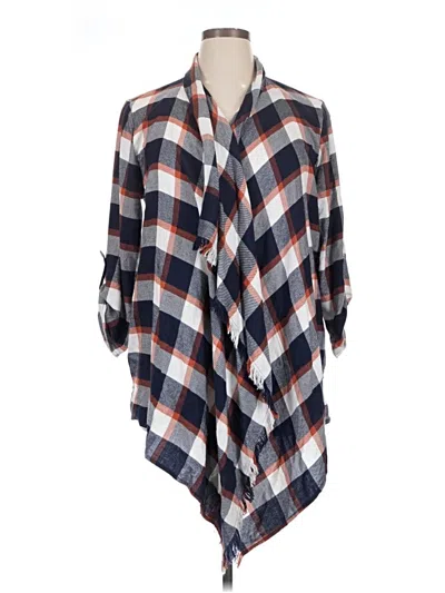 Pre-owned Maurices Cardigan Sweater In Blue