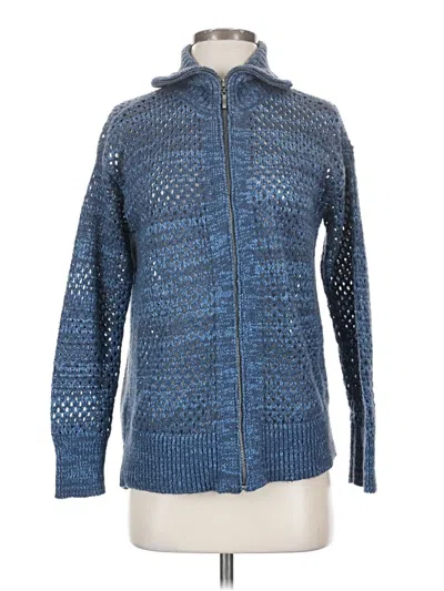 Pre-owned Maurices Cardigan Sweater In Blue