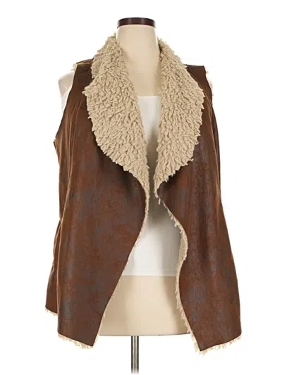 Pre-owned Maurices Cardigan Sweater In Brown